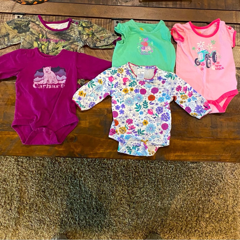 3 Month Baby Girl Carhartt Lot